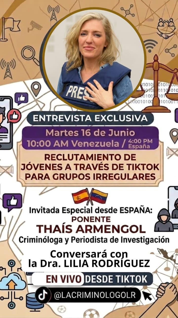 Flyer entrevista TikTok — Reclutamiento de jóvenes a través de TikTok